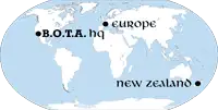 BOTA Website on the planet