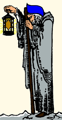 BOTA, the hermit showing the path