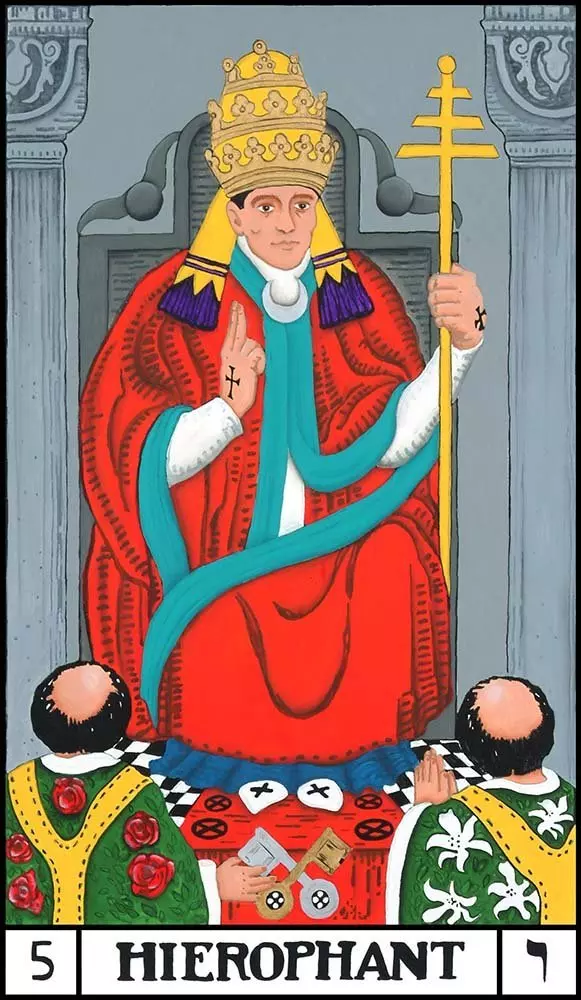 BOTA Tarot Key 5, Hierophant